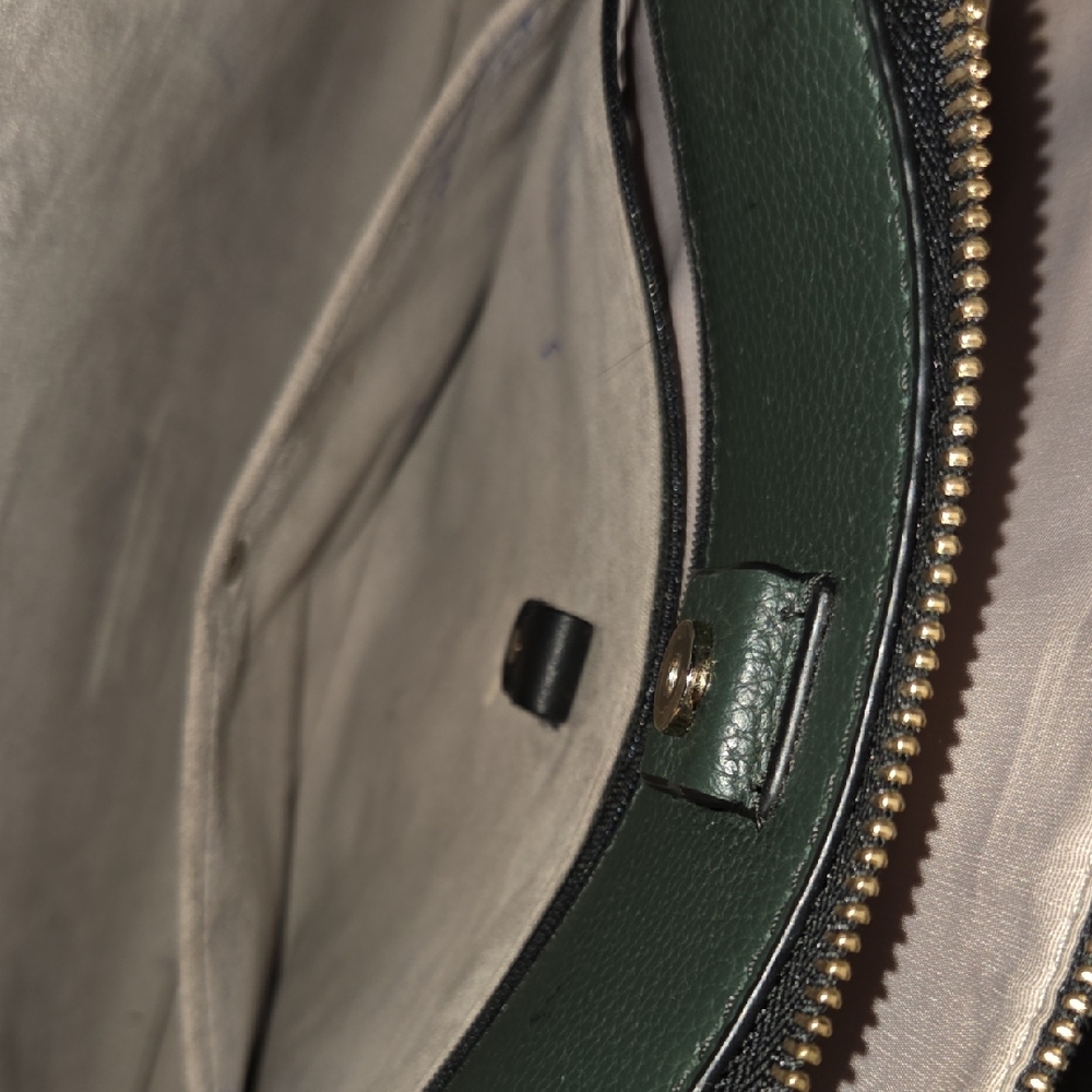 Kate Spade Forest Green Leather Handbag - Picture 14 of 17